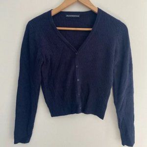 Brandy Melville navy knit cardigan sweater